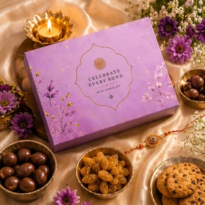 MALVAS FOOD Premium Rakhi Gift Hamper | Luxury Raksha Bandhan Gift Box