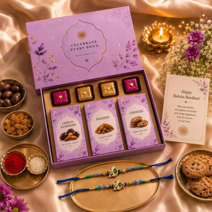 MALVAS FOOD Premium Rakhi Gift Hamper | Luxury Raksha Bandhan Gift Box