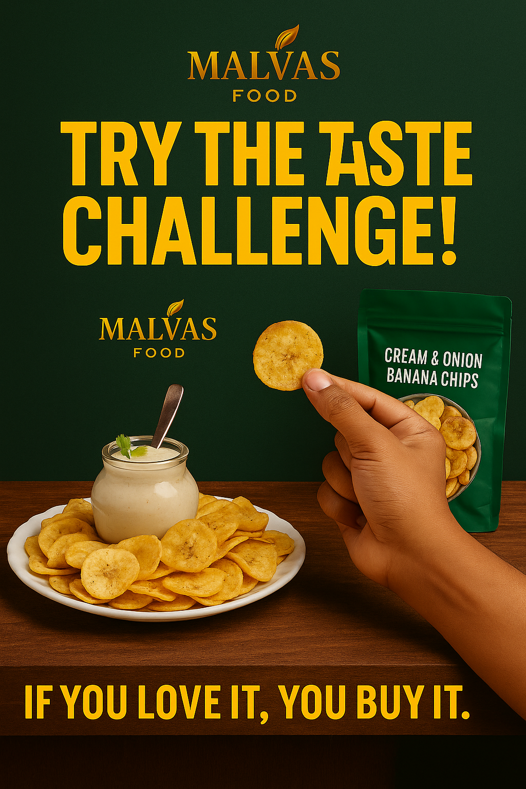 Cream & Onion Banana Chips