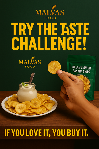 Cream & Onion Banana Chips